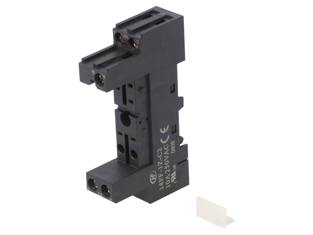 Socket; PIN: 5; 10A; 250VAC; op paneel,op DIN-rail; schroefklemmen Socket; PIN: 5; 10A; 250VAC; op paneel,op DIN-rail; schroefklemmen